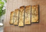 Wallity Pintura Decorativa en Lienzo 5 Piezas 5PATK-46